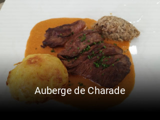 Auberge de Charade ouvert