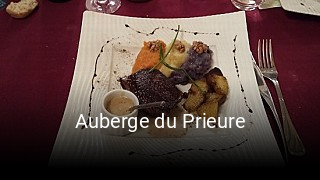 Auberge du Prieure heures d'affaires