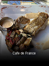 Cafe de France plan d'ouverture