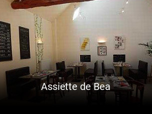 Assiette de Bea plan d'ouverture