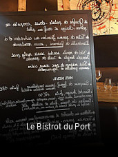 Le Bistrot du Port heures d'ouverture