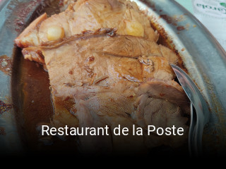 Restaurant de la Poste ouvert