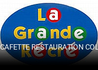 LA CAFETTE RESTAURATION COLLECTIVE CASINO plan d'ouverture