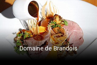 Domaine de Brandois plan d'ouverture