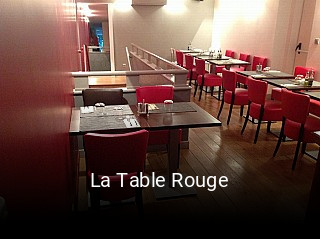 La Table Rouge ouvert