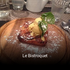 Le Bistroquet plan d'ouverture