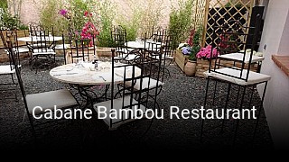 Cabane Bambou Restaurant plan d'ouverture