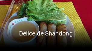 Delice de Shandong heures d'ouverture