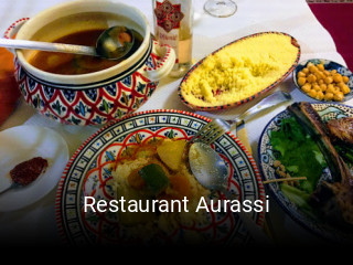 Restaurant Aurassi plan d'ouverture