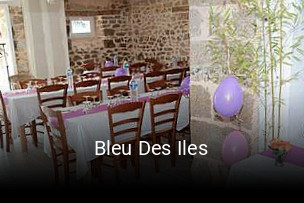 Bleu Des Iles plan d'ouverture