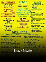 Snack friterie ouvert