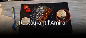 Restaurant l'Amiral plan d'ouverture