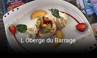 L Oberge du Barrage heures d'affaires