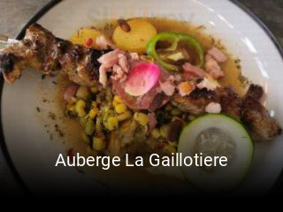 Auberge La Gaillotiere ouvert