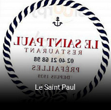 Le Saint Paul plan d'ouverture