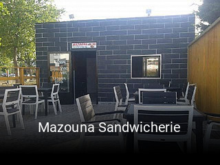 Mazouna Sandwicherie heures d'affaires