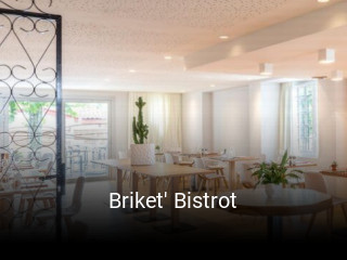 Briket' Bistrot heures d'ouverture