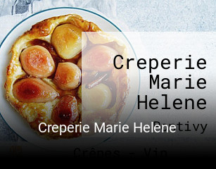 Creperie Marie Helene plan d'ouverture