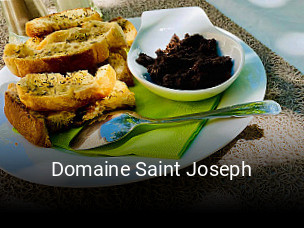 Domaine Saint Joseph plan d'ouverture