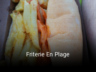 Friterie En Plage plan d'ouverture