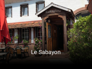 Le Sabayon ouvert