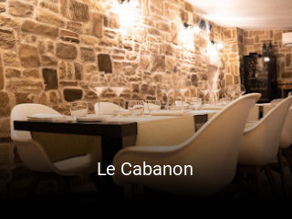 Le Cabanon heures d'affaires