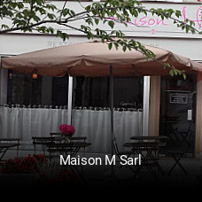 Maison M Sarl plan d'ouverture