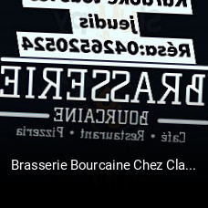 Brasserie Bourcaine Chez Claire heures d'affaires