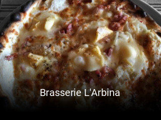 Brasserie L'Arbina plan d'ouverture