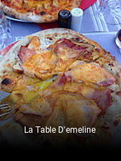 La Table D'emeline ouvert