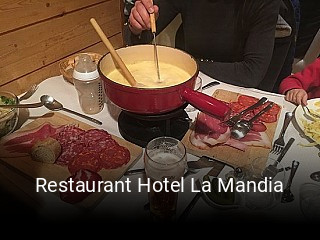 Restaurant Hotel La Mandia ouvert