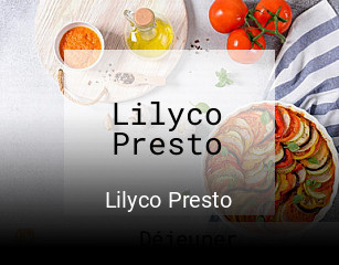 Lilyco Presto ouvert