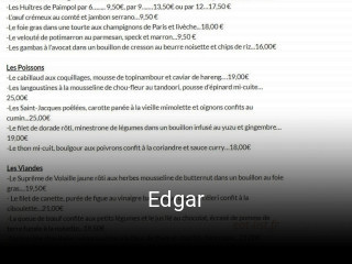 Edgar ouvert