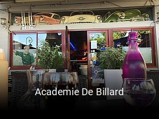 Academie De Billard plan d'ouverture