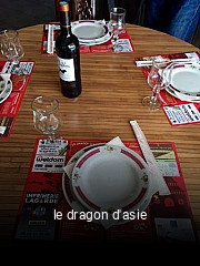 le dragon d'asie heures d'ouverture