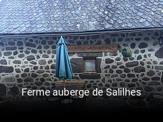 Ferme auberge de Salilhes heures d'ouverture