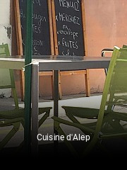 Cuisine d'Alep heures d'affaires