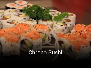 Chrono Sushi plan d'ouverture