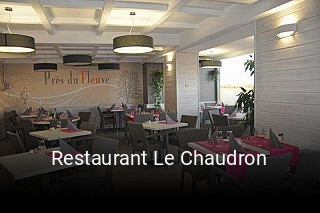 Restaurant Le Chaudron plan d'ouverture