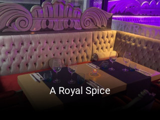 A Royal Spice heures d'ouverture