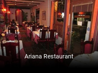 Ariana Restaurant ouvert