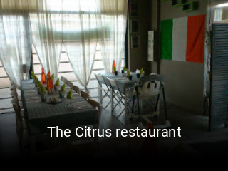 The Citrus restaurant heures d'ouverture