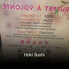 Hoki Sushi ouvert