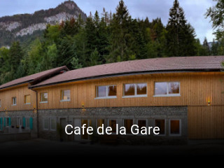 Cafe de la Gare heures d'affaires