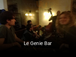 Le Genie Bar plan d'ouverture