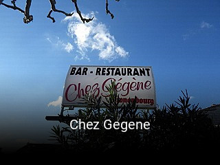 Chez Gegene ouvert