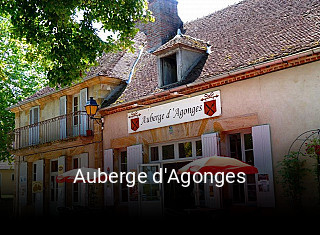 Auberge d'Agonges heures d'affaires