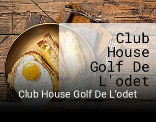 Club House Golf De L'odet plan d'ouverture