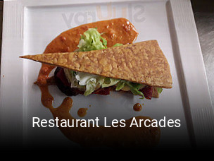 Restaurant Les Arcades plan d'ouverture