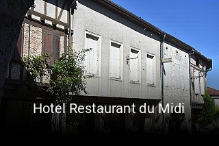 Hotel Restaurant du Midi heures d'affaires